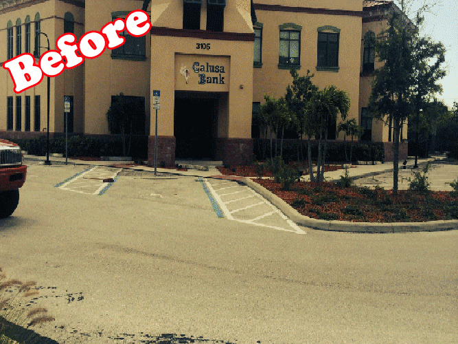 Rotating Pictures of Sealcoating projects